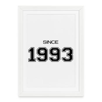 Birthday Gift 1993 - Framed poster (27 × 37 cm) - white - Front