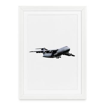 C-5 - Affiche encadrée (27 × 37 cm) - blanc - Devant