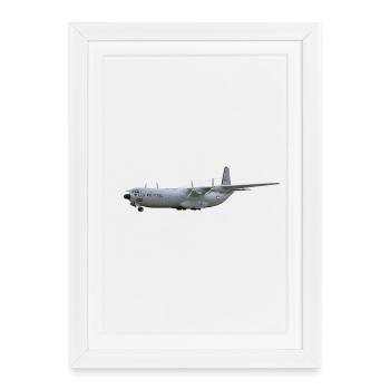C-133 Cargomaster - Framed poster (27 × 37 cm) - white - Front
