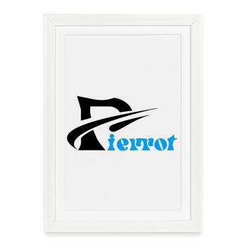 Pierrot - Affiche encadrée (27 × 37 cm) - blanc - Devant