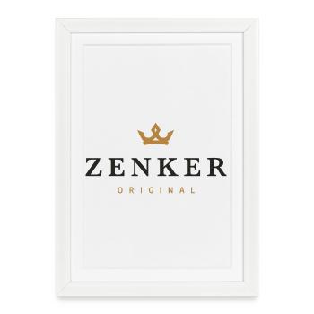 Logo original de la famille Zenker - Affiche encadrée (27 × 37 cm) - blanc - Devant
