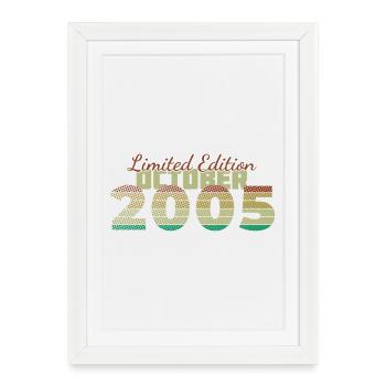20th Anniversary Limited Edition (SCR) 10/2005 - Framed poster (27 × 37 cm) - white - Front