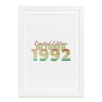 33e anniversaire Édition limitée (SCR) 10/1992 - Affiche encadrée (27 × 37 cm) - blanc - Devant