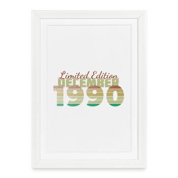 35th Anniversary Limited Edition (SCR) 12/1990 - Framed poster (27 × 37 cm) - white - Front