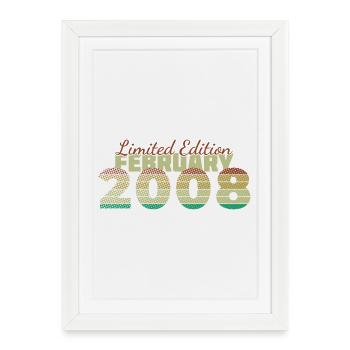 18th Birthday Limited Edition (SCR) 02/2008 - Framed poster (27 × 37 cm) - white - Front