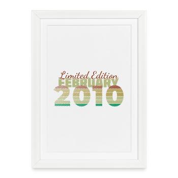 16th Birthday Limited Edition (SCR) 02/2010 - Framed poster (27 × 37 cm) - white - Front