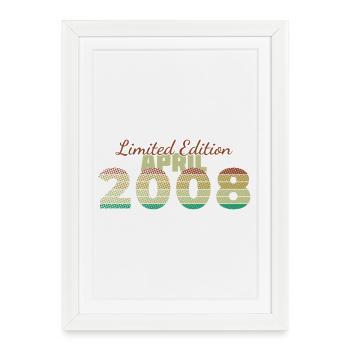 18th Birthday Limited Edition (SCR) 04/2008 - Framed poster (27 × 37 cm) - white - Front
