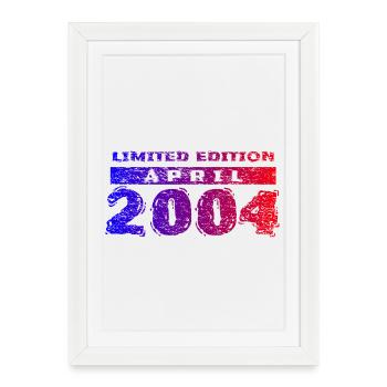 22e anniversaire Édition Limitée 04/2004 - Affiche encadrée (27 × 37 cm) - blanc - Devant