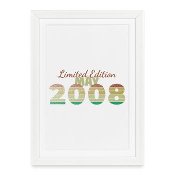 18th Birthday Limited Edition (SCR) 05/2008 - Framed poster (27 × 37 cm) - white - Front