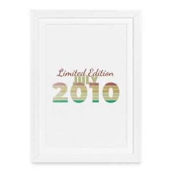 16th Birthday Limited Edition (SCR) 07/2010 - Framed poster (27 × 37 cm) - white - Front