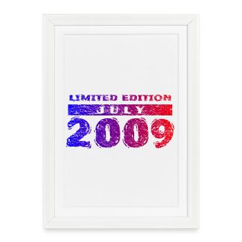 17e anniversaire Édition limitée 07/2009 - Affiche encadrée (27 × 37 cm) - blanc - Devant