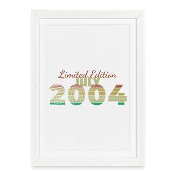 22nd Birthday Limited Edition (SCR) 07/2004 - Framed poster (27 × 37 cm) - white - Front