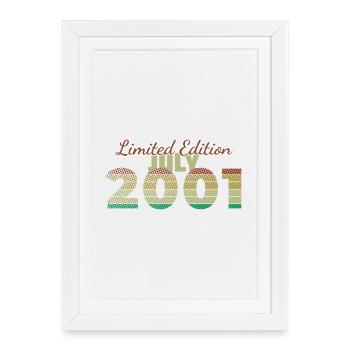 25th Anniversary Limited Edition (SCR) 07/2001 - Framed poster (27 × 37 cm) - white - Front
