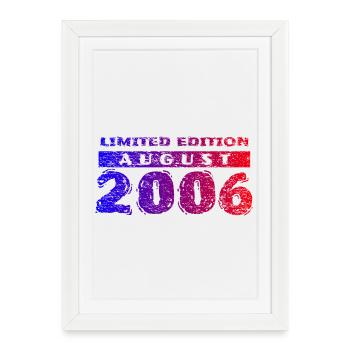 20e anniversaire Édition Limitée 08/2006 - Affiche encadrée (27 × 37 cm) - blanc - Devant