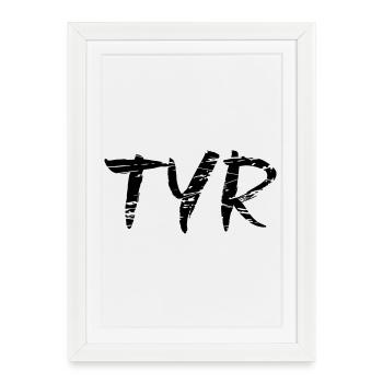 Tyr - Affiche encadrée (27 × 37 cm) - blanc - Devant