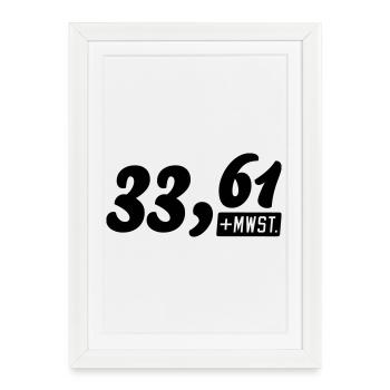 40th Birthday - Framed poster (27 × 37 cm) - white - Front