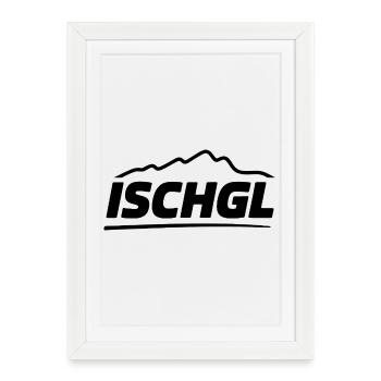 Ischgl - Création de souvenirs - Affiche encadrée (27 × 37 cm) - blanc - Devant