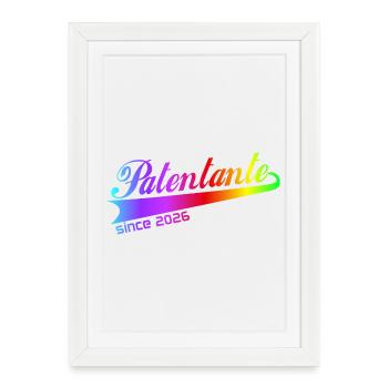 Marraine 2026, Sweat à capuche de la Marraine, Sac, T-shirt - Affiche encadrée (27 × 37 cm) - blanc - Devant
