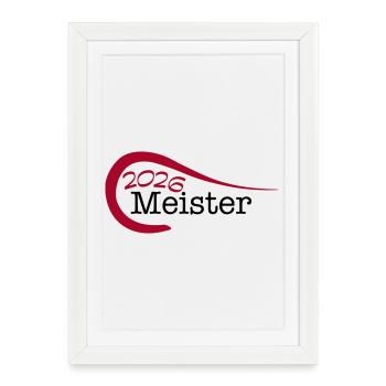 Champion 2026 Championship - Framed poster (27 × 37 cm) - white - Front