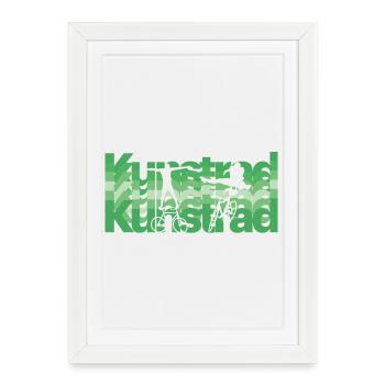 Artistic cycling, artistic cycling, indoor cycling - Framed poster (27 × 37 cm) - white - Front