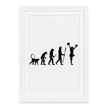 Development of cheerleading - Framed poster (27 × 37 cm) - white - Front