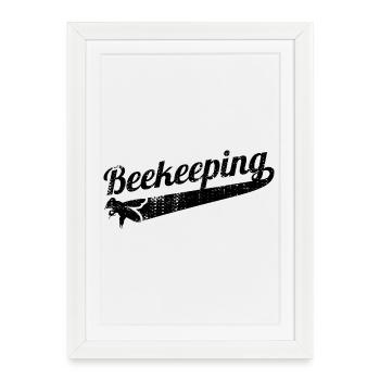 Apiculture - Affiche encadrée (27 × 37 cm) - blanc - Devant