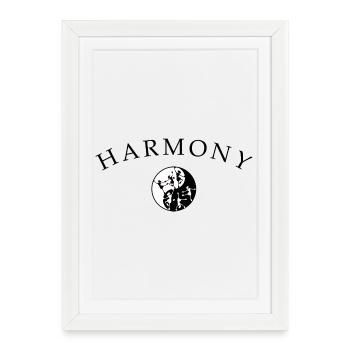 Ballet, Danse, Harmonie - Affiche encadrée (27 × 37 cm) - blanc - Devant