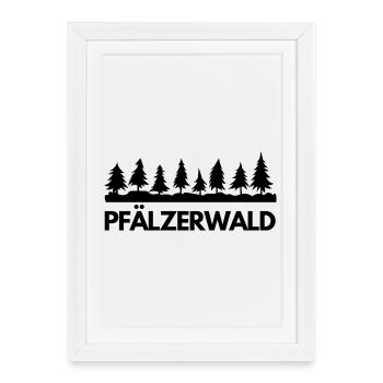 Arène de la forêt du Palatinat - Affiche encadrée (27 × 37 cm) - blanc - Devant