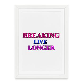 Breaking - dance - Framed poster (27 × 37 cm) - white - Front