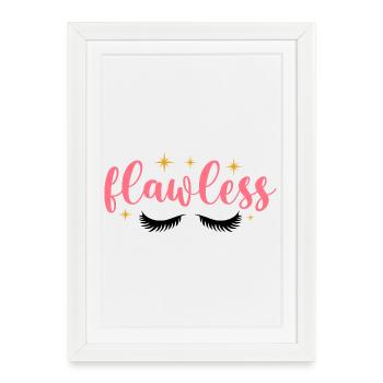 Flawless Star Writing - Framed poster (27 × 37 cm) - white - Front