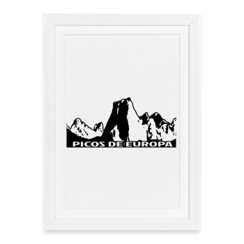 PICOS DE EUROPA - Affiche encadrée (27 × 37 cm) - blanc - Devant