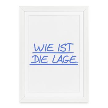 What is the situation? - Framed poster (27 × 37 cm) - white - Front