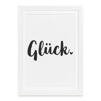 Happiness Statement - Framed poster (27 × 37 cm) - white - Front