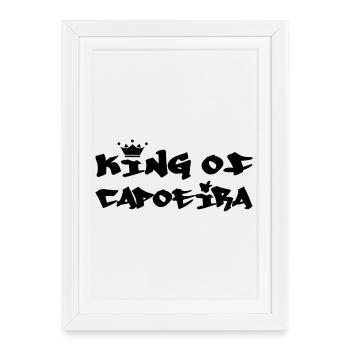 Le Roi de la Capoeira - Affiche encadrée (27 × 37 cm) - blanc - Devant