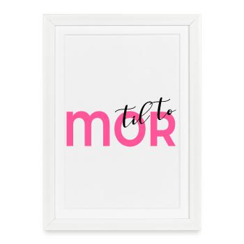 Mother of two - Framed poster (27 × 37 cm) - white - Front