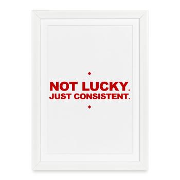 Motivational Gym Slogan - Framed poster (27 × 37 cm) - white - Front