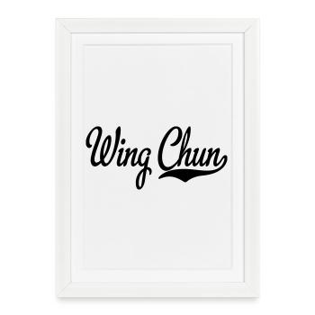 2541614 15440069 wing chun - Framed poster (27 × 37 cm) - white - Front
