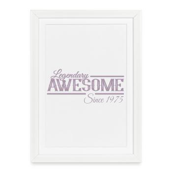 Legendary since 1975 Vintage - Framed poster (27 × 37 cm) - white - Front