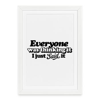 Applying Creative Thinking Design - Framed poster (27 × 37 cm) - white - Front