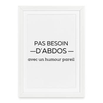 Illustration Nature Équilibrée - Affiche encadrée (27 × 37 cm) - blanc - Devant