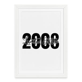 Limited Edition 2008 - Framed poster (27 × 37 cm) - white - Front