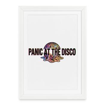 panic-at-the-disco - Framed poster (27 × 37 cm) - white - Front