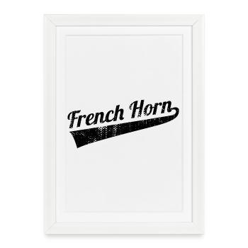 Bugle - Framed poster (27 × 37 cm) - white - Front