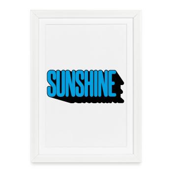 Sunshine - Framed poster (27 × 37 cm) - white - Front