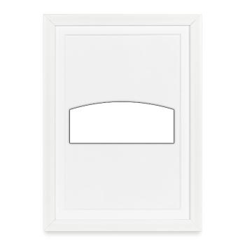 Writing field white | text field - Framed poster (27 × 37 cm) - white - Front