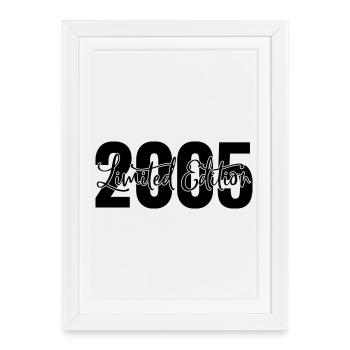 Edition limitée 2005 - Affiche encadrée (27 × 37 cm) - blanc - Devant