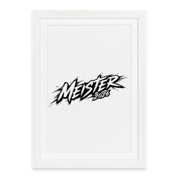 Champion 2026 - Affiche encadrée (27 × 37 cm) - blanc - Devant