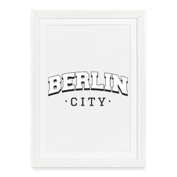 Berlin City - Framed poster (27 × 37 cm) - white - Front