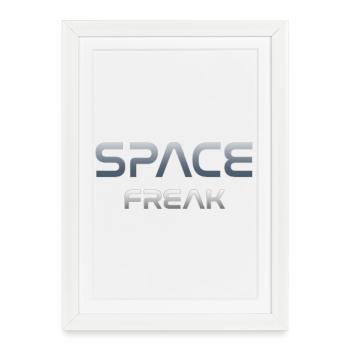T-shirt de gradient céleste Space Freak - Affiche encadrée (27 × 37 cm) - blanc - Devant