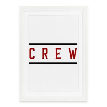 équipage - Affiche encadrée (27 × 37 cm) - blanc - Devant